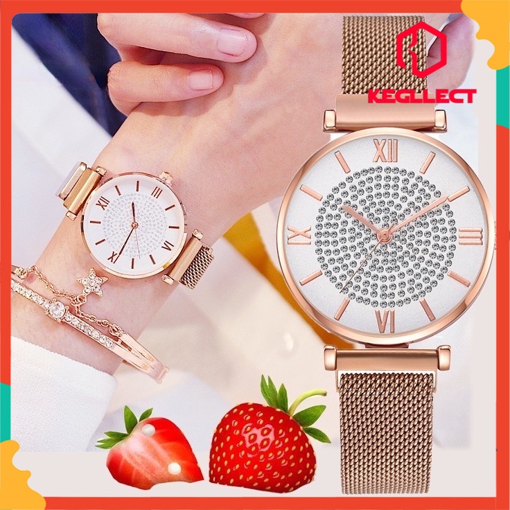 Đồng Hồ Quartz Chất Liệu Thép Không Gỉ Theo Phong Cách Retro