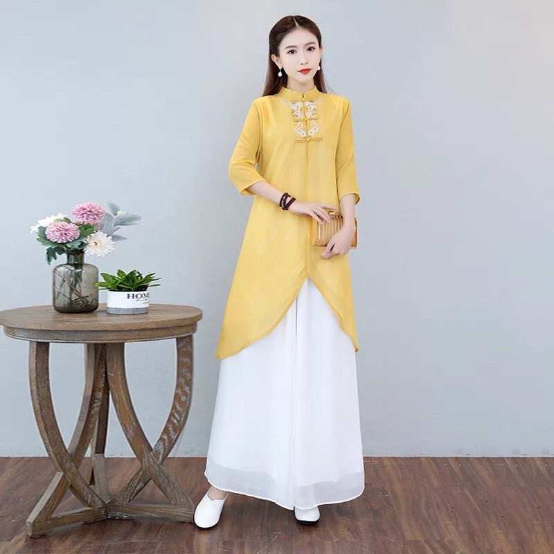 Áo sườn xám cách tân, cổ trang, kiểu trung hoa trung quốc