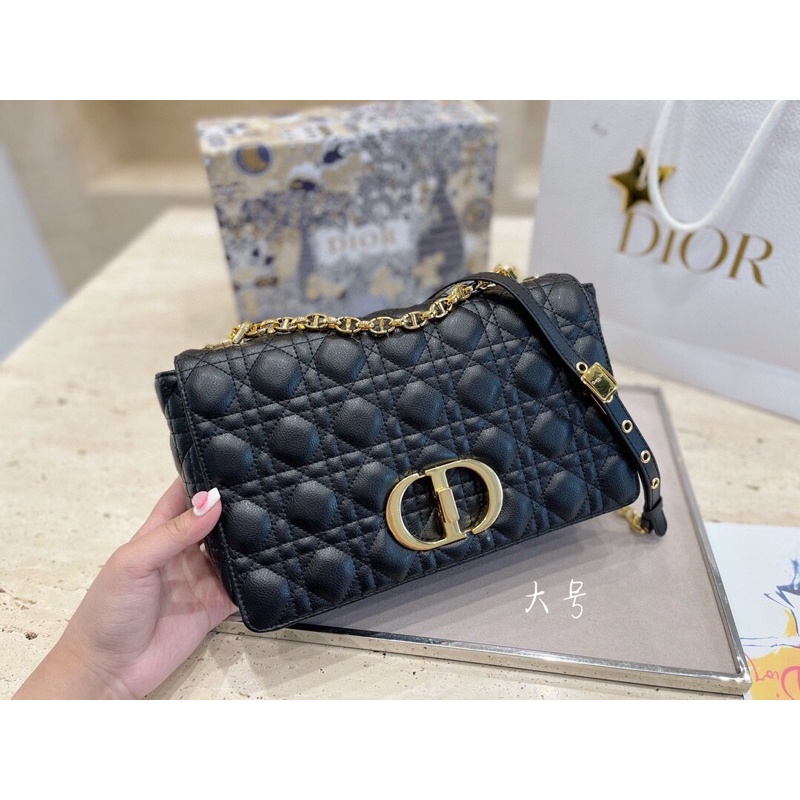 Túi xách Diỏr caro chất da bò hàng order trung