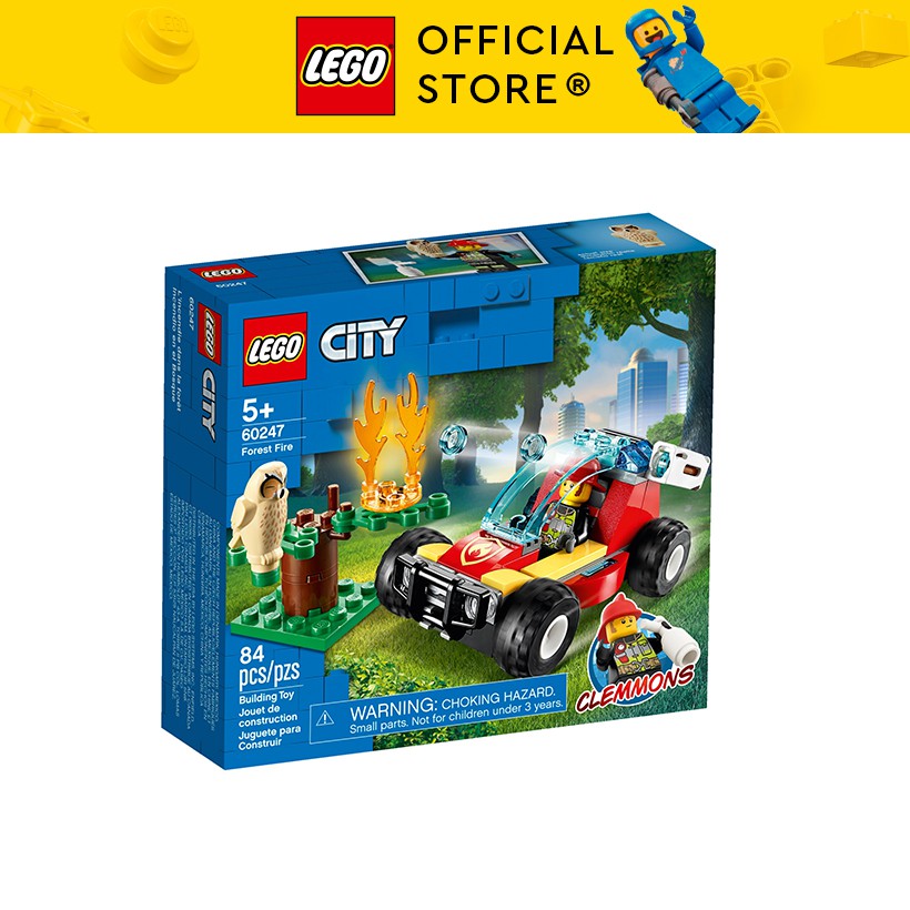 LEGO CITY 60247 Lực Lượng Cứu Hỏa Rừng ( 84 Chi tiết)
