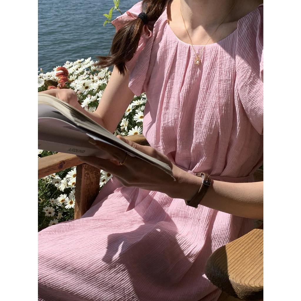 Đầm Sát Nách Cổ Tròn Dáng Rộng Thời Trang Mùa Hè 62858