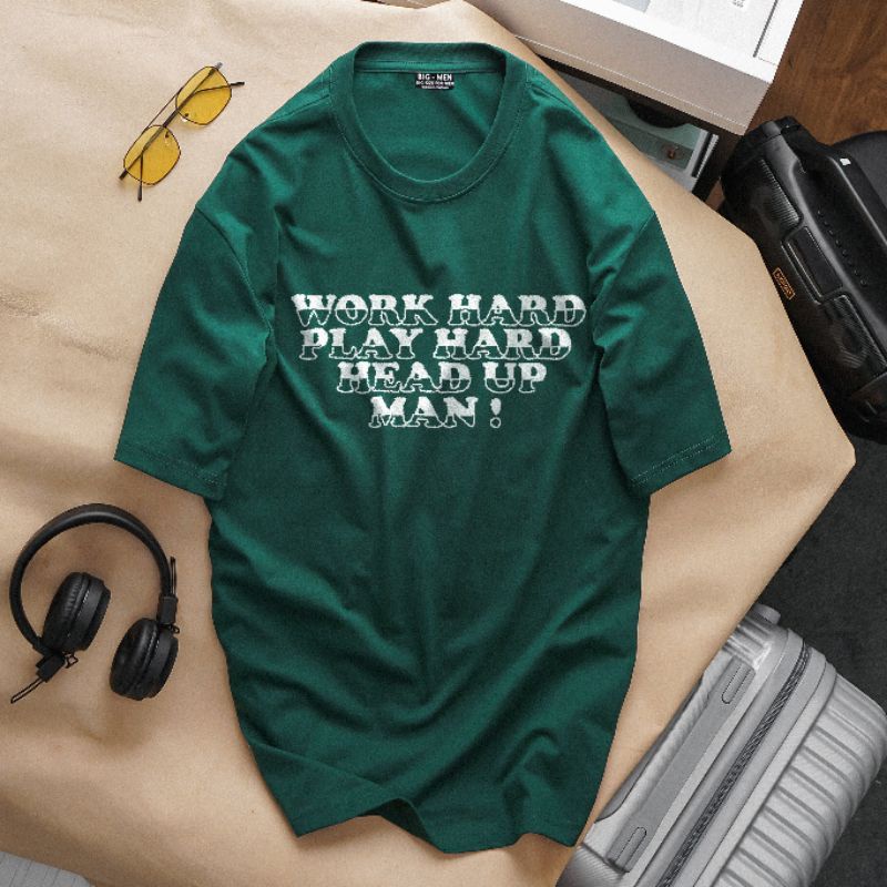 (bigsize) Áo thun cotton nam nữ mặc đep bigsize 50-130kg - in chữ