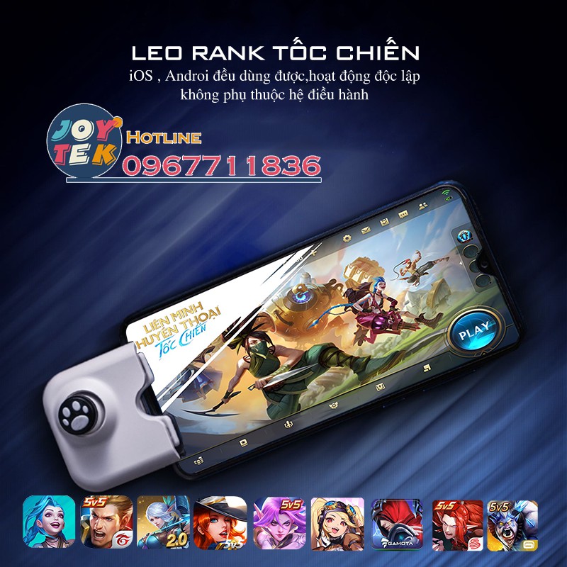 Tay cầm chơi game, joystick game mobile YAO chơi Liên quân, tốc chiến, pubg, ff cod | WebRaoVat - webraovat.net.vn