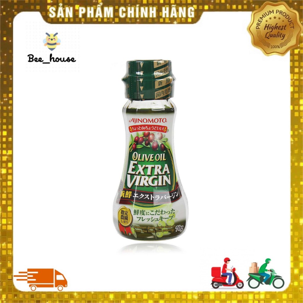 Dầu oliu extra virgin, dầu olive Ajinomoto Nhật Bản nguyên chất 70g - 𝐁𝐞𝐞 𝐡𝐨𝐮𝐬𝐞