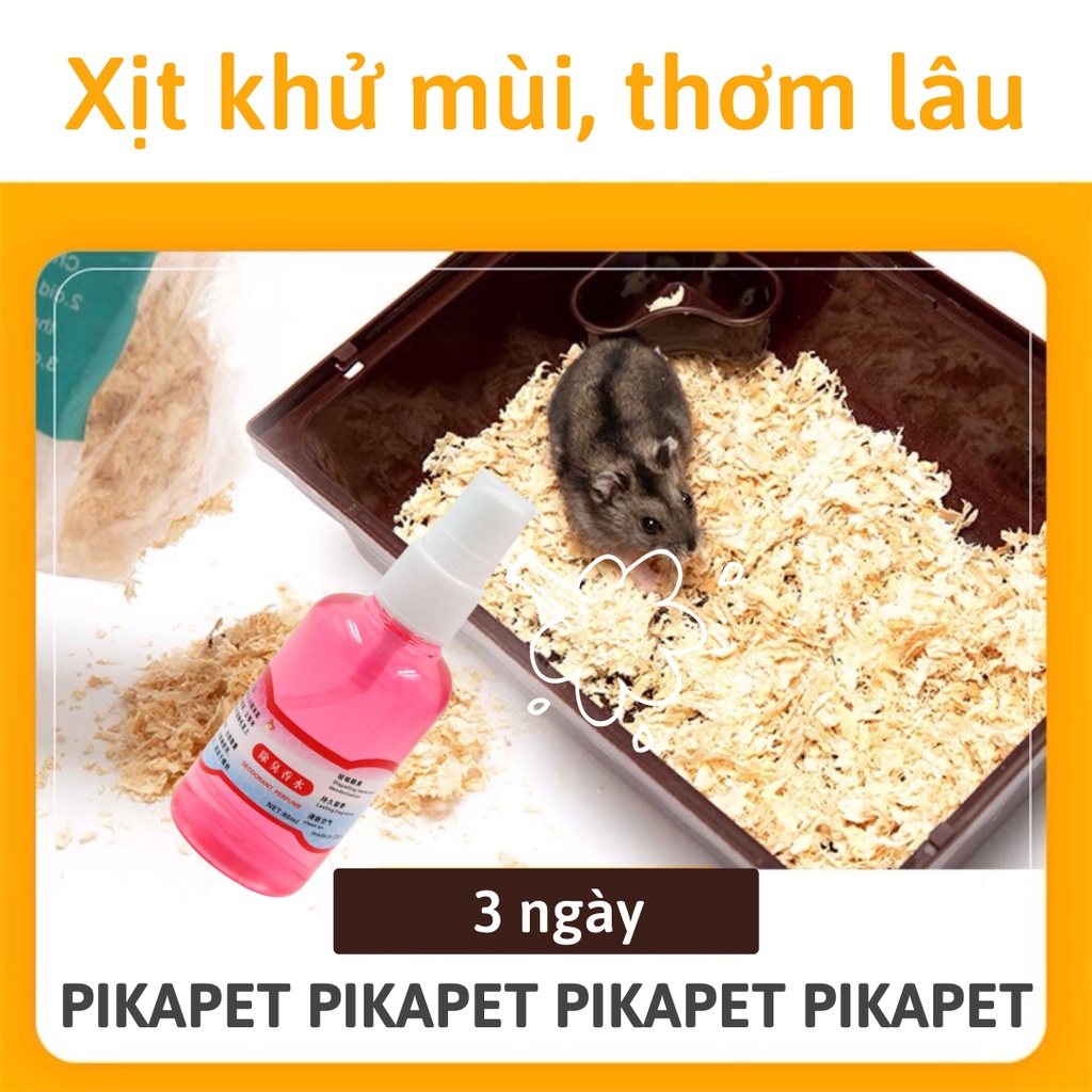 Nước hoa khử mùi cho chuột hamster, các loại thú cưng khác