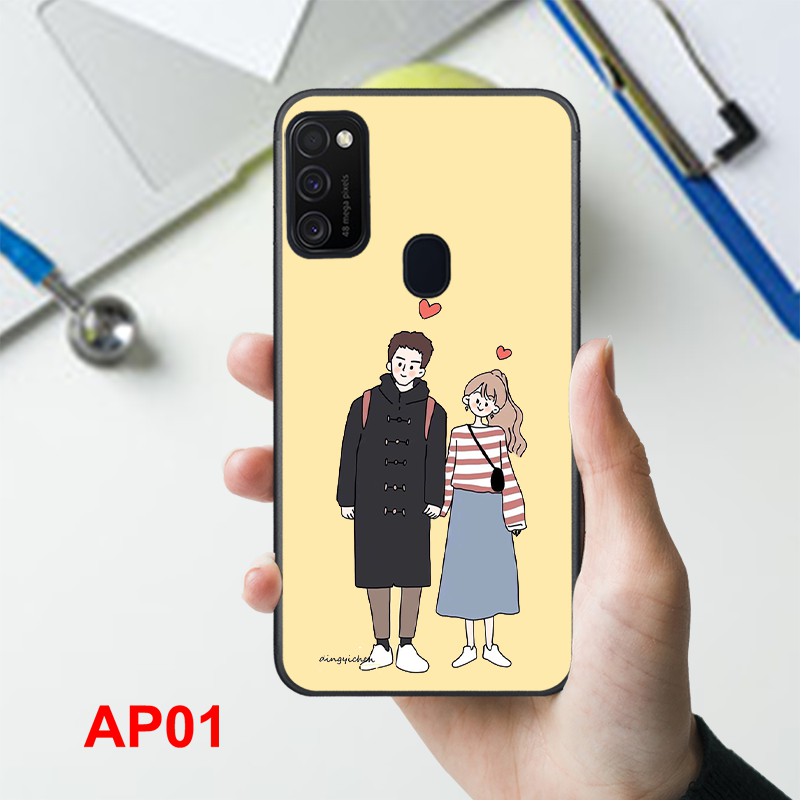 Ốp điện thoại Samsung M21- Samsung m30s in nhiều hình cặp điêu siêu hot 2021