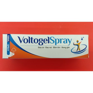 Xịt giảm đau cơ, đau vai, bầm tím, bong gân VoltogelSpray 100ml