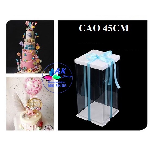 HỘP ĐỰNG BÁNH MICA SIZE 34