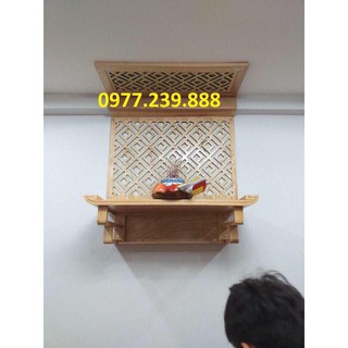Bàn thờ gỗ sồi 107cm