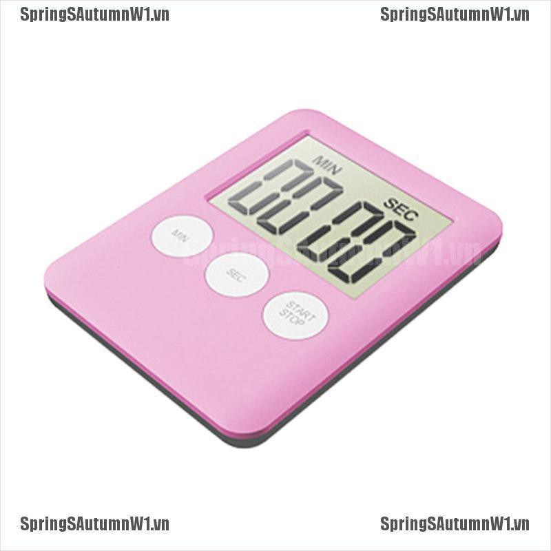 [Spring] Large LCD Digital Kitchen Cooking Timer Count Down Up Clock Alarm Magnetic [VN]