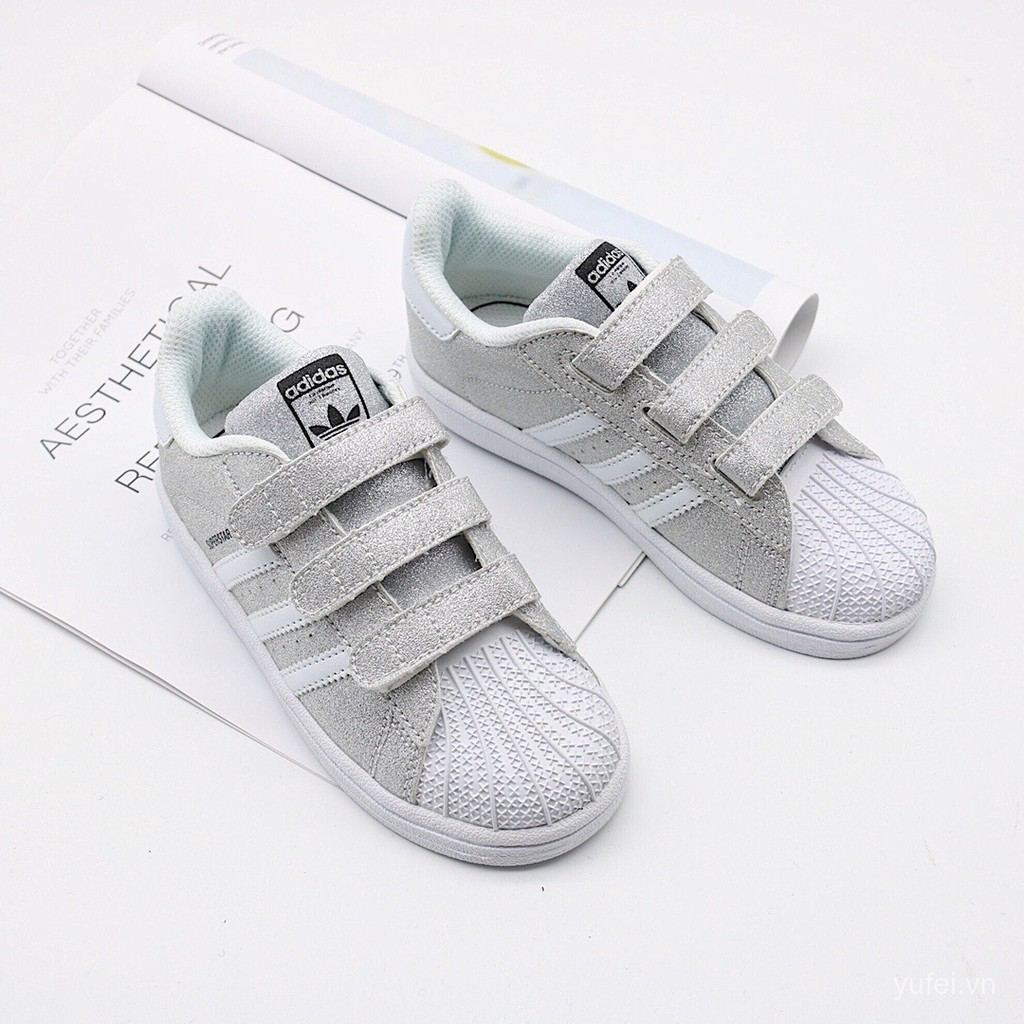 * Ready Stock * Giày Adidas Classic Shell Boys Girls Giày bé gái chạy pGM6 "": ^