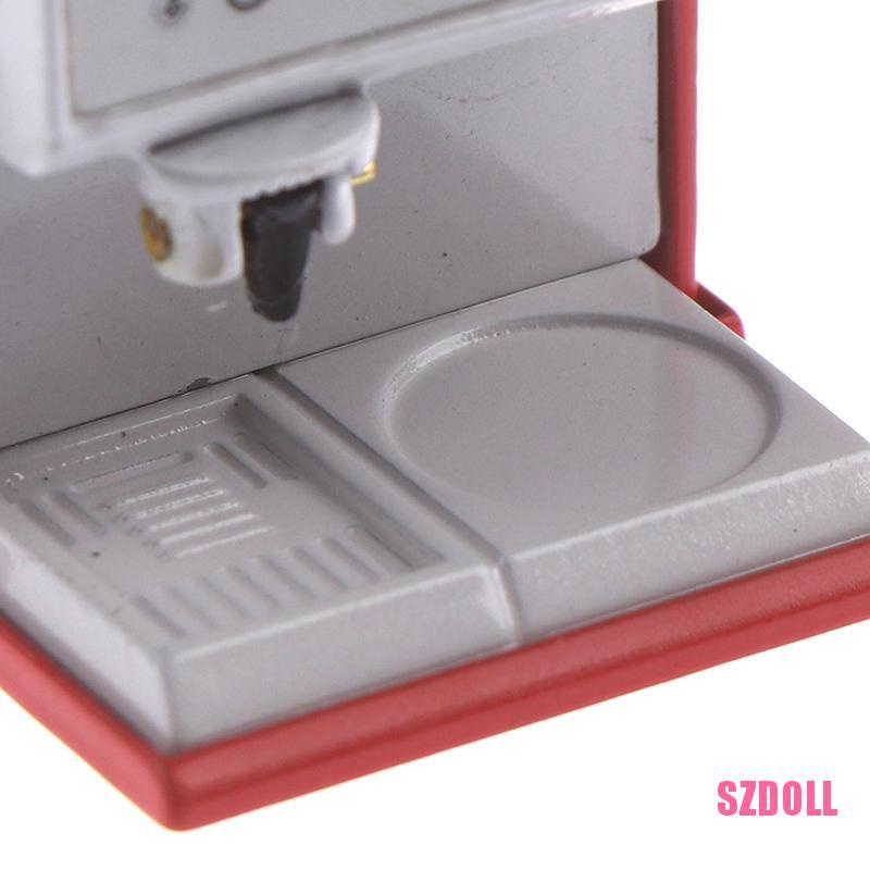 Mô Hình Máy Pha Cà Phê Mini Tỉ Lệ 1:12 Dùng Trang Trí Nhà Búp Bê SZDOLL6