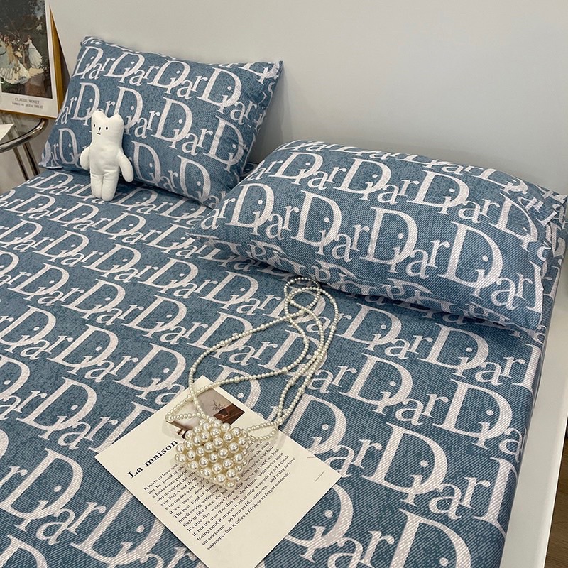 Bộ ga gối 3 món cotton poly Hàn Quốc đáng yêu miễn phí bo chun drap ga giường Mượt Decor nhập khẩu chính hãng