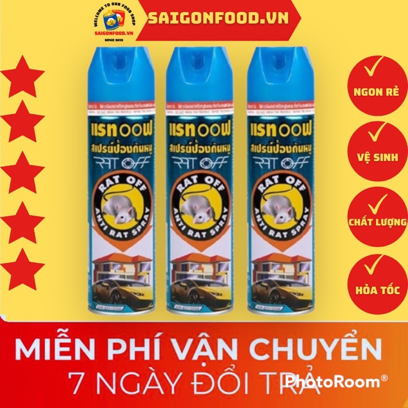 - Xịt Đuổi Chuột An Toàn & Hiệu Quả