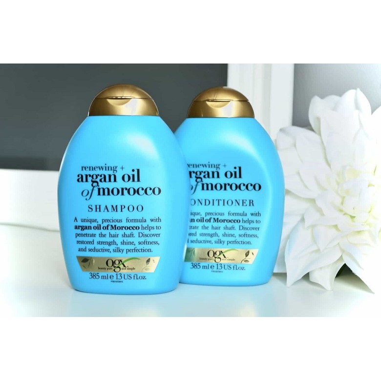 cặp gội xả OGX Renewing + Argan Oil Of Morocco Shampoo 385ml