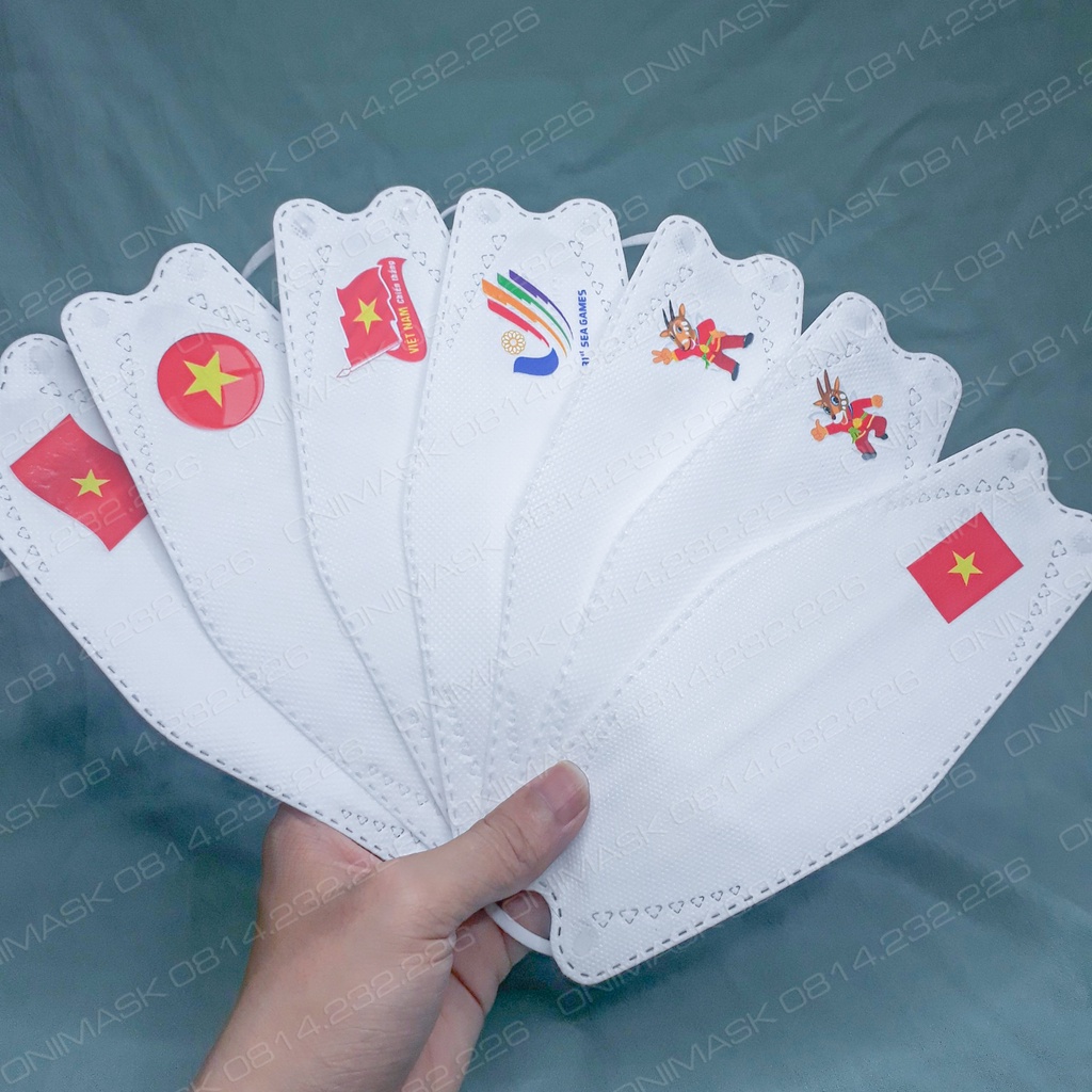 Khẩu trang in hình cờ Việt Nam