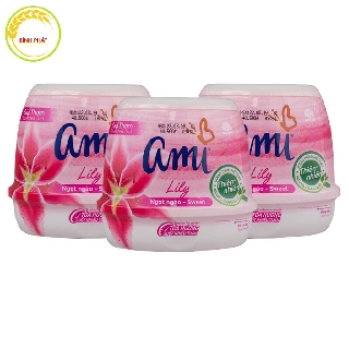 Combo 3 Hộp Sáp Thơm Ami Hương Lily 200g