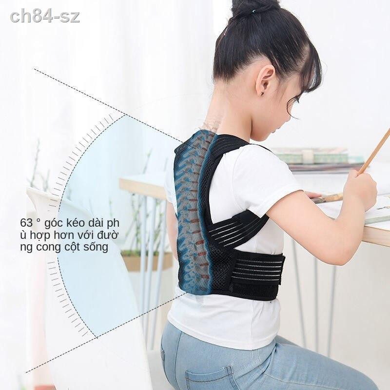 [bán chạy]đai lưng chỉnh kyphosis loại tốt, an toàn cho học sinh của trẻ em, vai mở, không viết, tư thế ngồi, điều chống