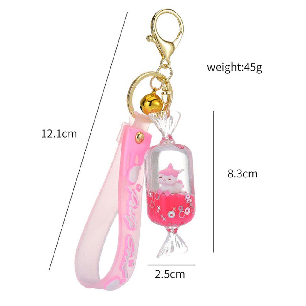 Móc Khóa Kim Tuyến Nước Bằng Acrylic Phong Cách Hàn Quốc Charms