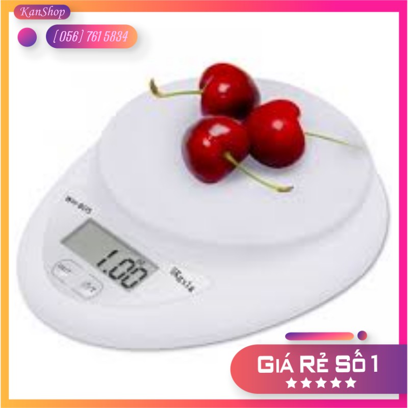 Cân Điện Tử Nhà Bếp ☘ Kan Shop ☘ Cân Chia Thực Phẩm Đa Năng 5kg B05 - Bảo Hành 1 đổi 1 đẹp mắt, màu sắc trang nhã