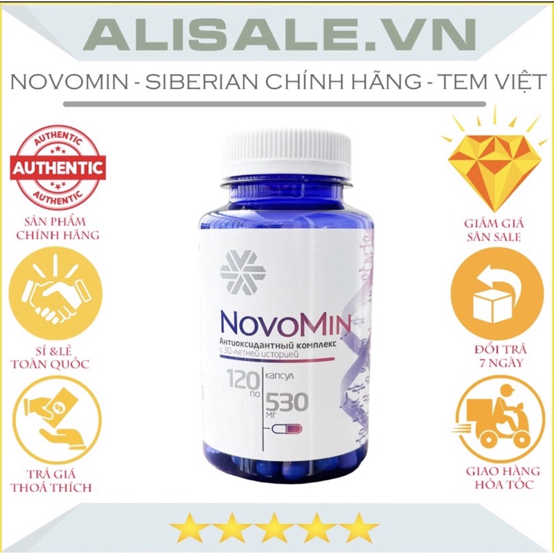 Novomin - Siberian Wellness - Hộp 120 viên