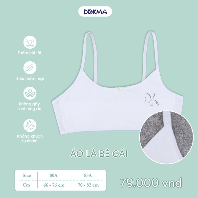 Áo lá cotton Dokma mềm, mát