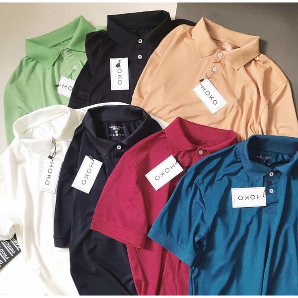 Áo thun nam áo POLO nam phối cổ bẻ TRẮNG TRƠN, chất cotton cá sấu, mẫu mới hot trend, sang trọng đẳng cấp