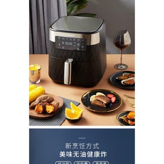 Nồi chiên Liven 5,5l (Xuất khẩu Châu Âu) Màu đen