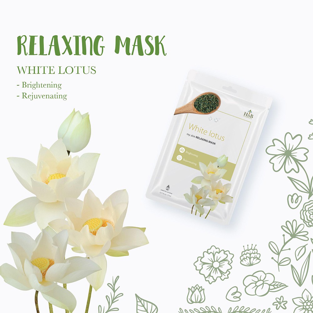 Mặt Nạ HNB My Skin Relaxing Mask 21ml/21g