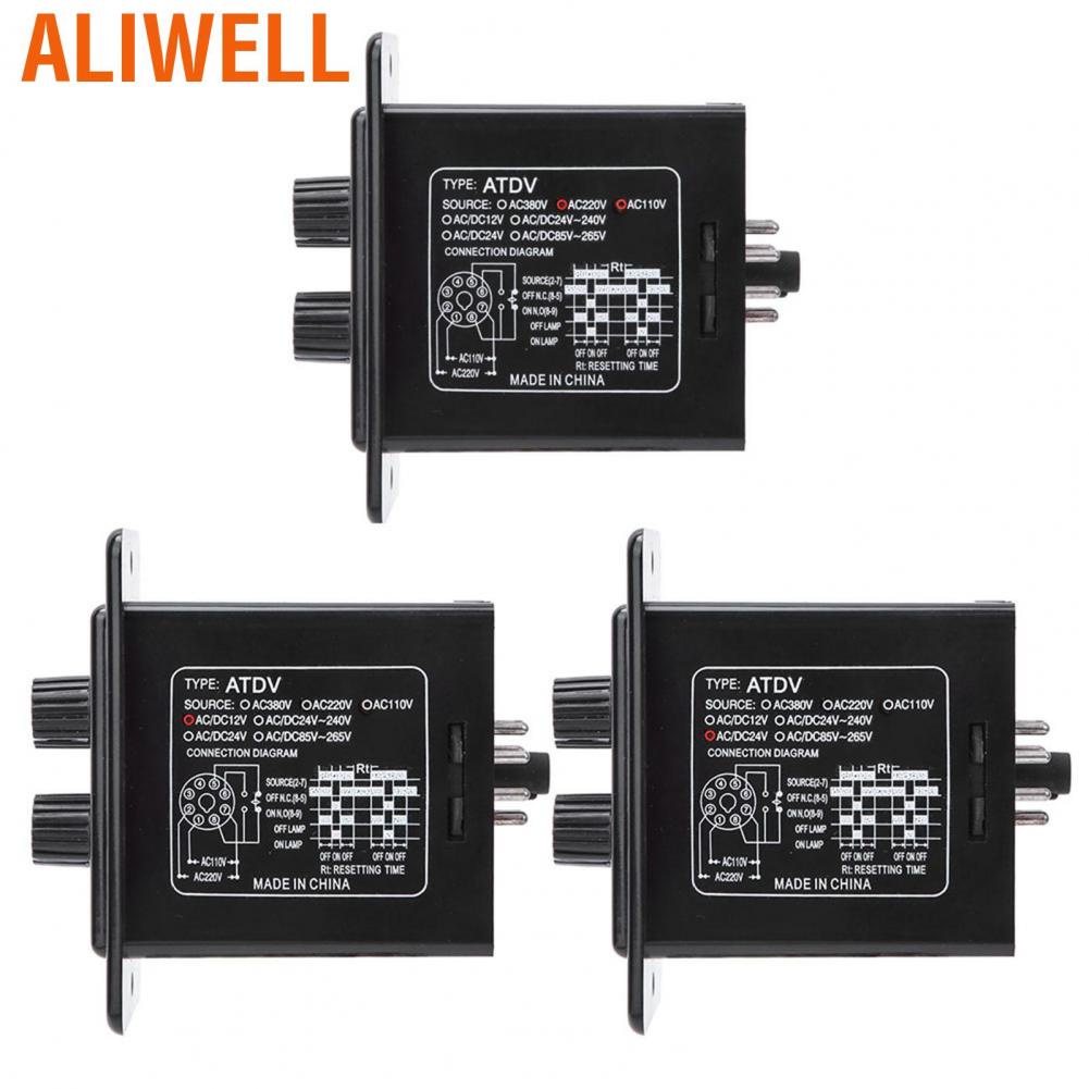 Aliwell On Off Twin Timer Relay Knob Control Time Switch ATDV-YC 6S-60M