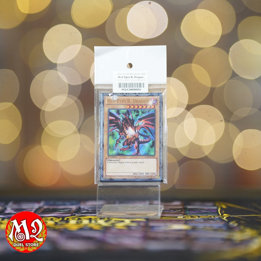 Thẻ bài LCJW-EN003 Red Eyes B. Dragon độ hiếm ULTRA RARE phát hành năm 2013 - Bảo quản M2SCCQ-LITE