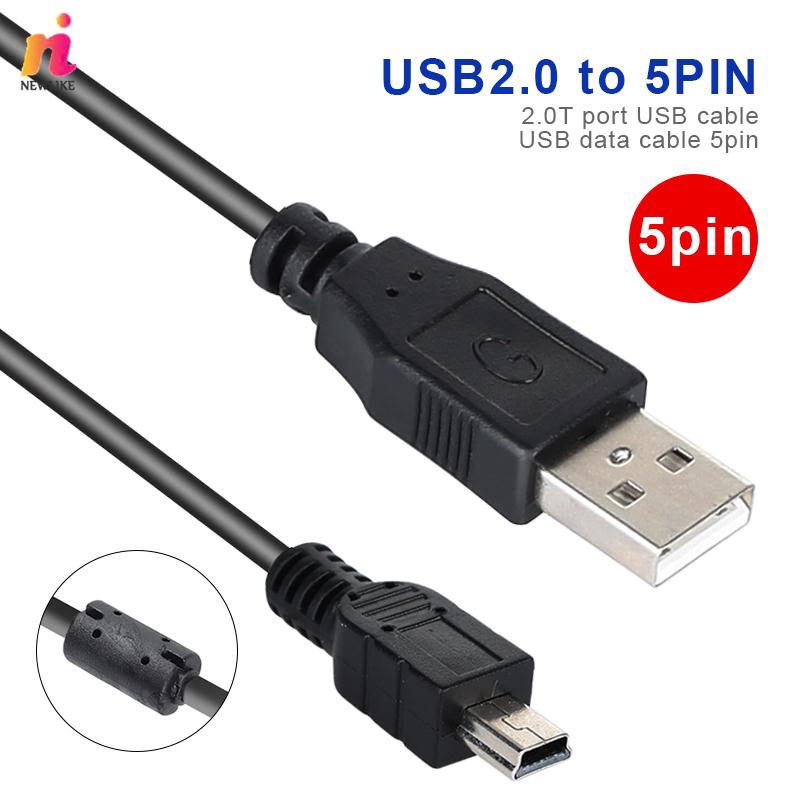 NEW GoPro Hero 3+ GPS PS3 1.5m Mini USB Charger Cable Data 1.5m Mini USB Cable Data Data Male To Male Type A To 5 Pin B