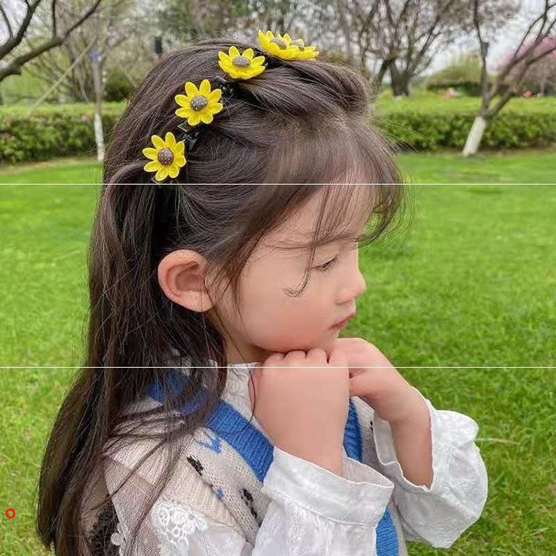 Băng đô đính hoa dễ thương cho bé