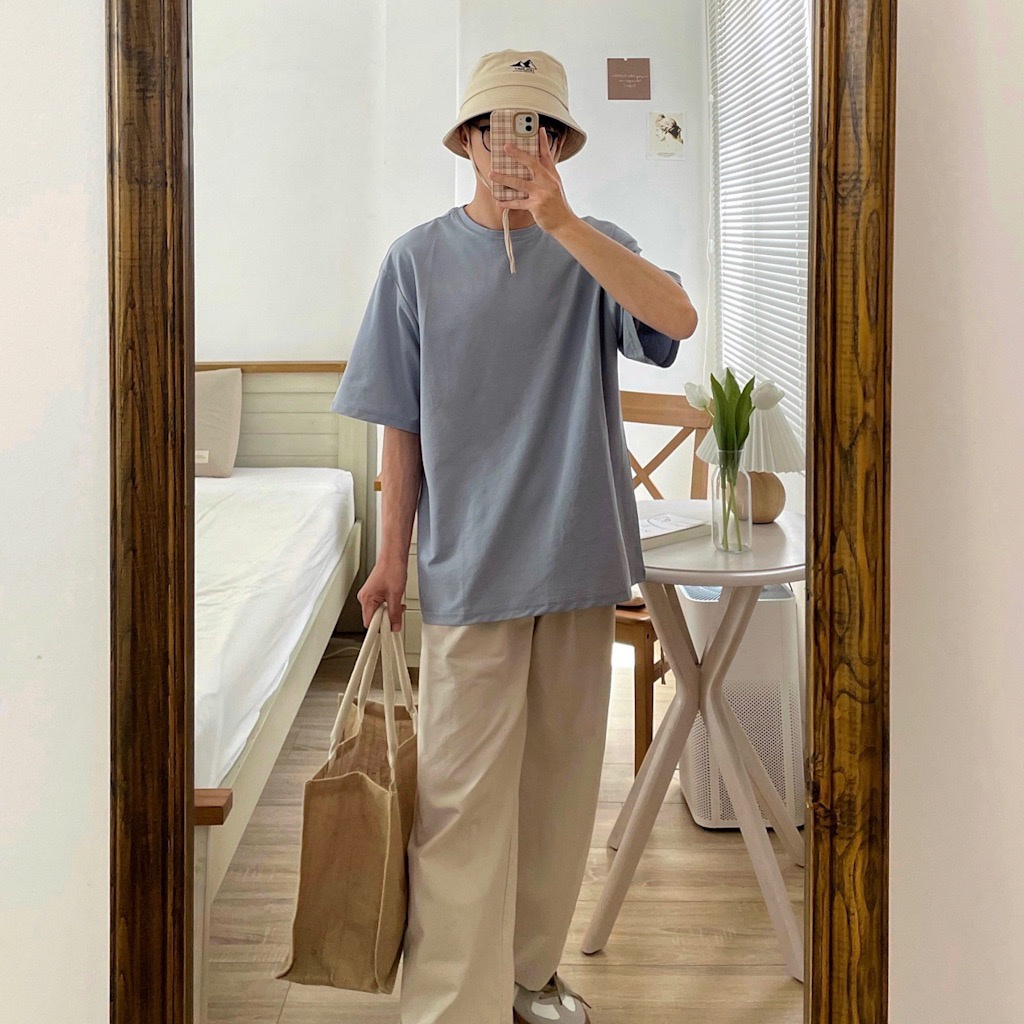 NOOBITA - ÁO THUN TAY NGẮN TRƠN MÀU BANBURY