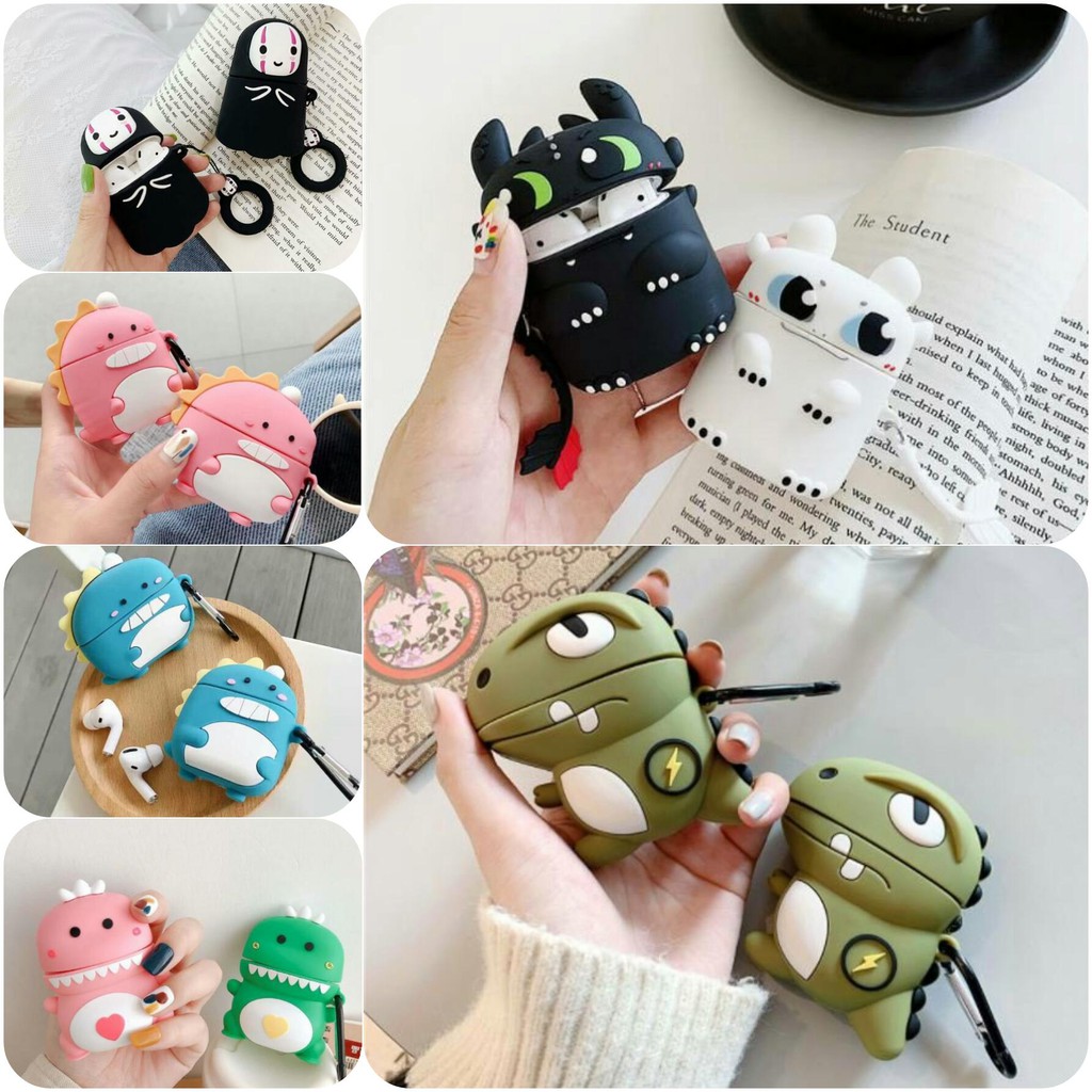 🔥Case Airpods Bảo Vệ Tai Nghe Hình Dễ Thương Cho Hộp Sạc Tai Nghe Bluetooth AirPods 2 Case AirPod 1 2🔥