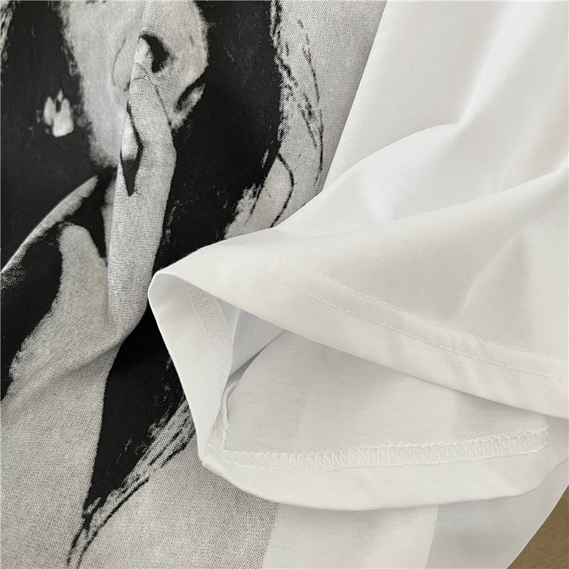 SUXI Áo Thun Tay Ngắn In Họa Tiết Thời Trang Mùa Hè Cho Nữ