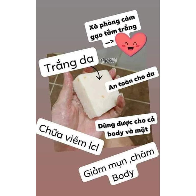 Xà Phòng Cám Gạo, Xà Phòng Trắng Da Thái Lan Jam Rice Milk Soap | BigBuy360 - bigbuy360.vn