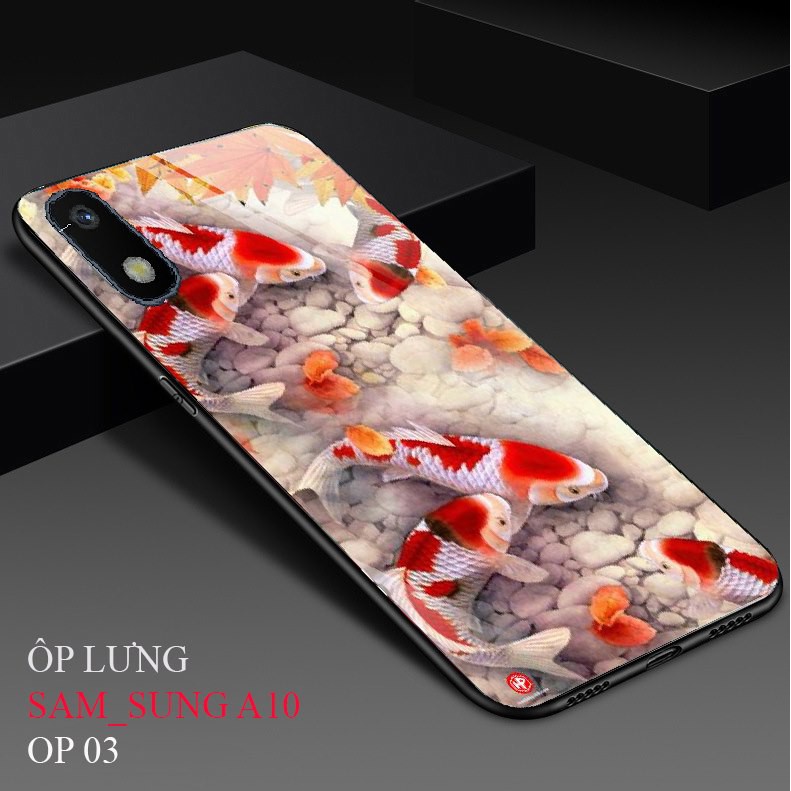 CÁ CHÉP KOI_ỐP LƯNG MẶT KÍNH SAMSUNG A1O