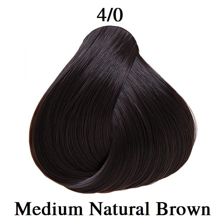 Tuýp Thuốc Nhuộm Tóc Màu Nâu Đen Tại Nhà 4.0 Medium Natural Brown Hair Dye Cream