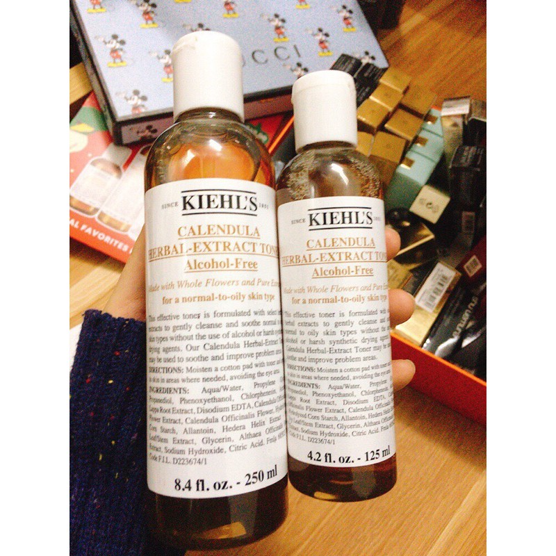 Toner Hoa Cúc Kiehl’s Kiehls Calendula Herbal Extract Toner Alcohol – Free