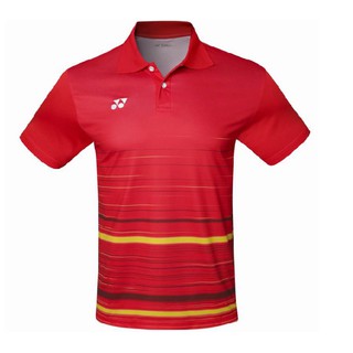 Áo cầu lông nam Yonex 6042 (đen - đỏ)