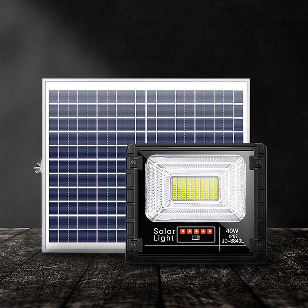 Đèn Năng Lượng Mặt Trời 40W JINDIAN JD8840L- Hàng Chính Hãng