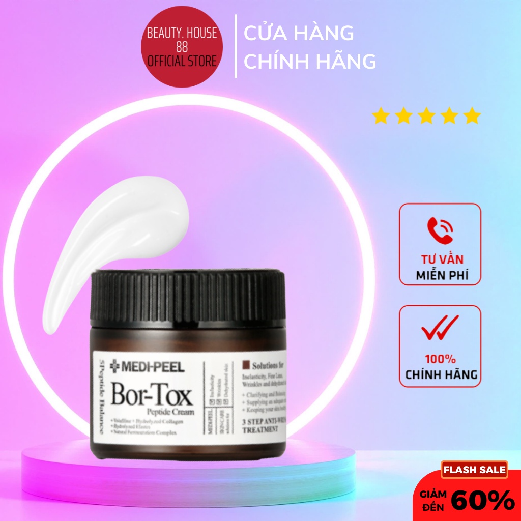 Kem Dưỡng Căng Bóng MEDI-PEEL Bor-Tox Peptide Cream Medi Peel Bortox