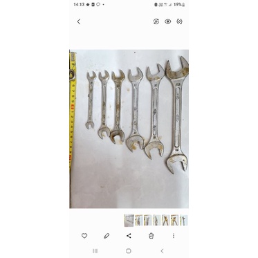 Bộ cờ lê nhật bãi KTC, TOP...