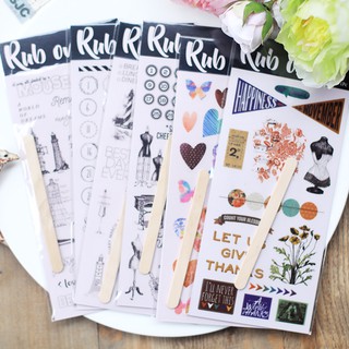 Sticker cạo vintage