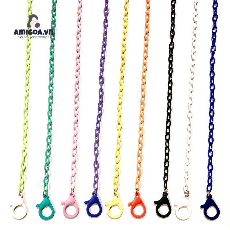 Dây Đeo Mắt Kính Bằng acrylic Màu Kẹo Dễ Thương Cho Bé