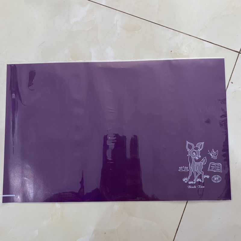 Bìa bao tập vở giấy màu học sinh 2in1