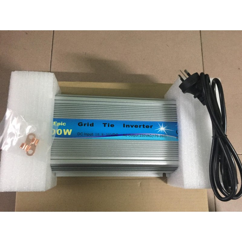 Bộ hòa lưới pin năng lượng mặt trời 600w inverter hòa lưới 600w