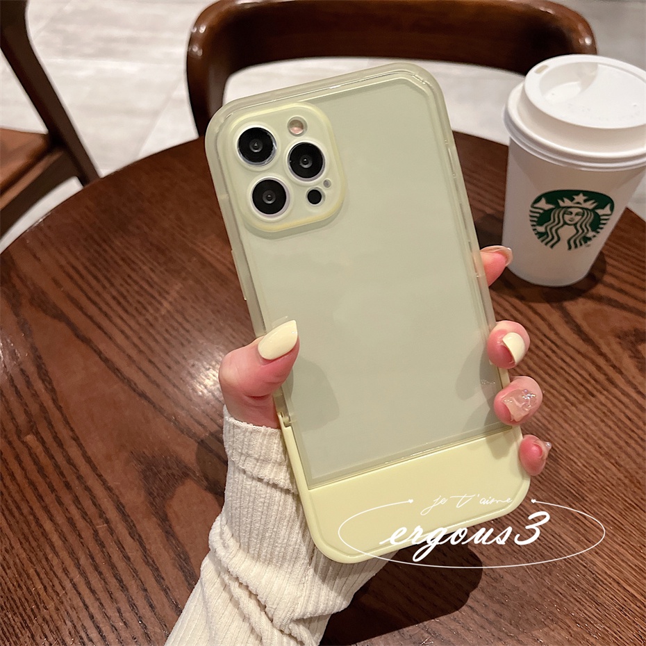 Case For iPhone 11 7 8 Plus 6 6s Plus SE 2020 Pull Camera Lens Colorful Clear Phone Anti-fall Soft Protective Cover