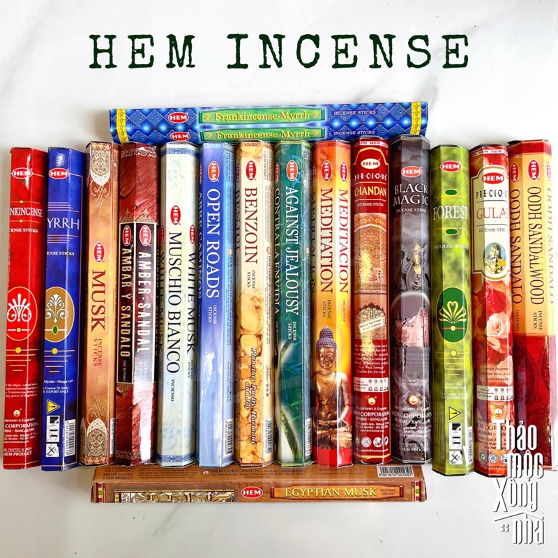 Thanh hương HEM Incense THANH TẨY; BẢO VỆ NHÀ CỬA, NƠI KINH DOANH, PHONG THUỶ - THẢO MỘC XÔNG NHÀ